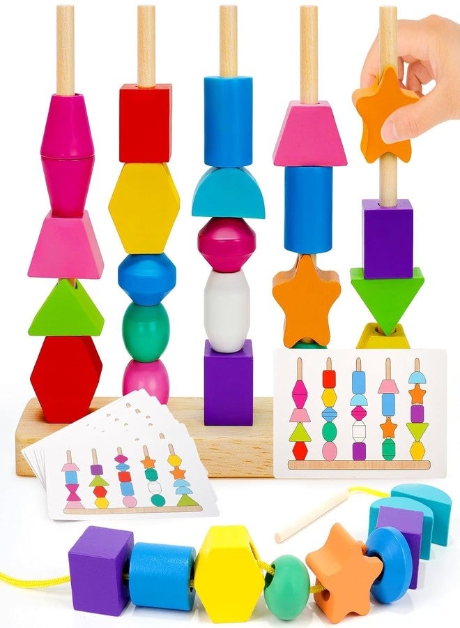 Tinker Box 5 Column Sort and Stack Puzzle | 3+ Years | Montessori Wooden Sorting & Stacking Toy | Early Learning Puzzle for Shapes, Colors & Counting Skills | Safe & Durable Wooden Educational Toy - Image 2